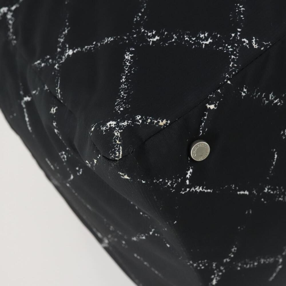 CHANEL Travel Line Boston Bag Nylon Black CC Auth bs31126 - Picture 15 of 16